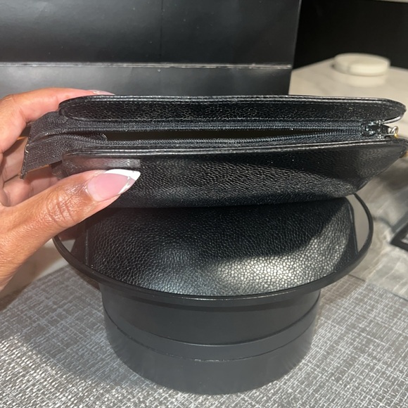 AUTHENTIC VINTAGE CHANEL CAVAIR ZIPPER CLUTCH/POUCH BUNDLE - Picture 11 of 11